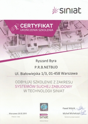 System suchej zabudowy
 